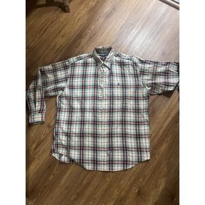 Polo Ralph Lauren Men's XL Plaid Flannel Button Up Long Sleeve Shirt